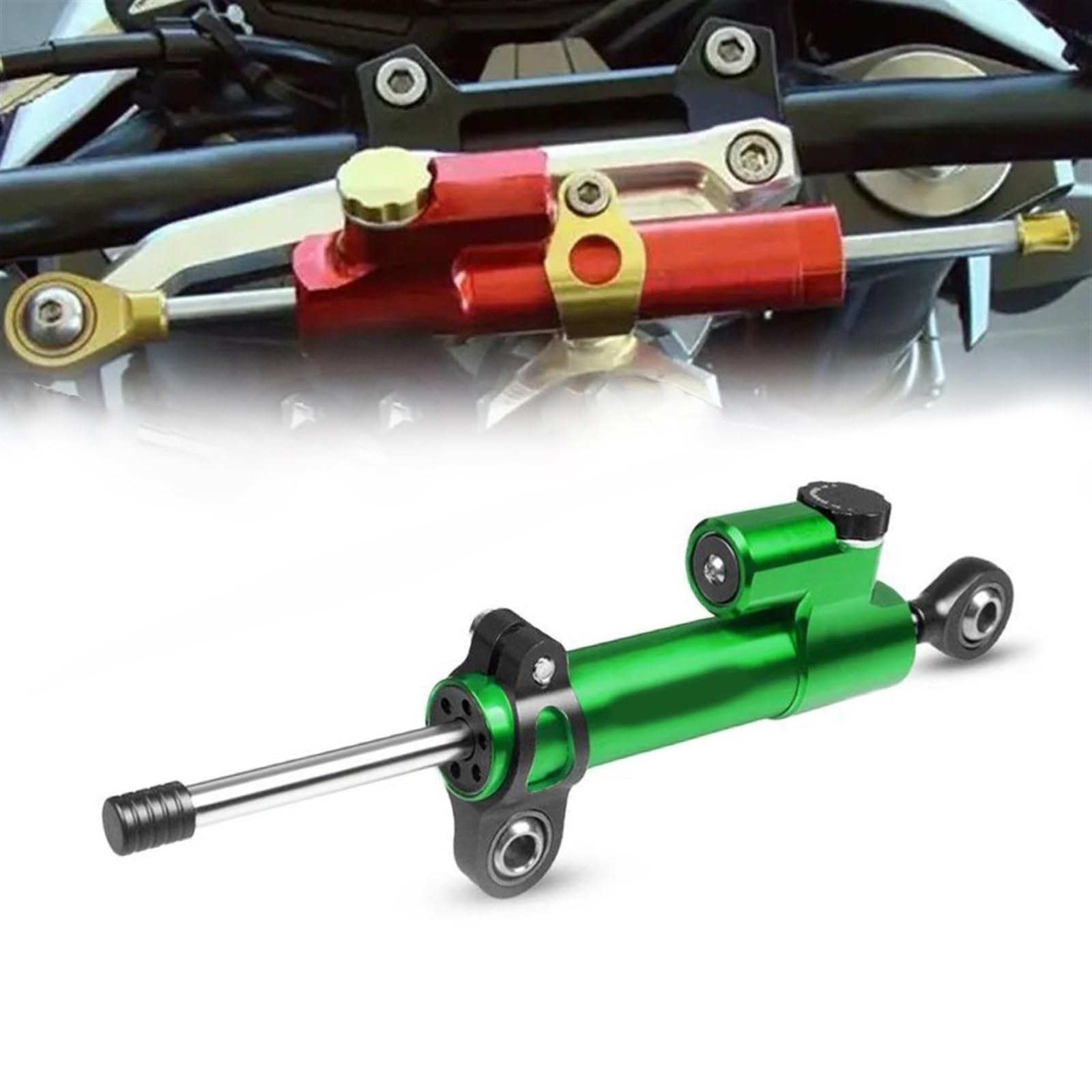 アクセサリー CNC モトクロスステアサポートオートバイダンパー